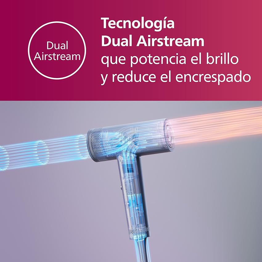 Detalle 2 de Secador de pelo Philips BHD837/10 - Alta velocidad