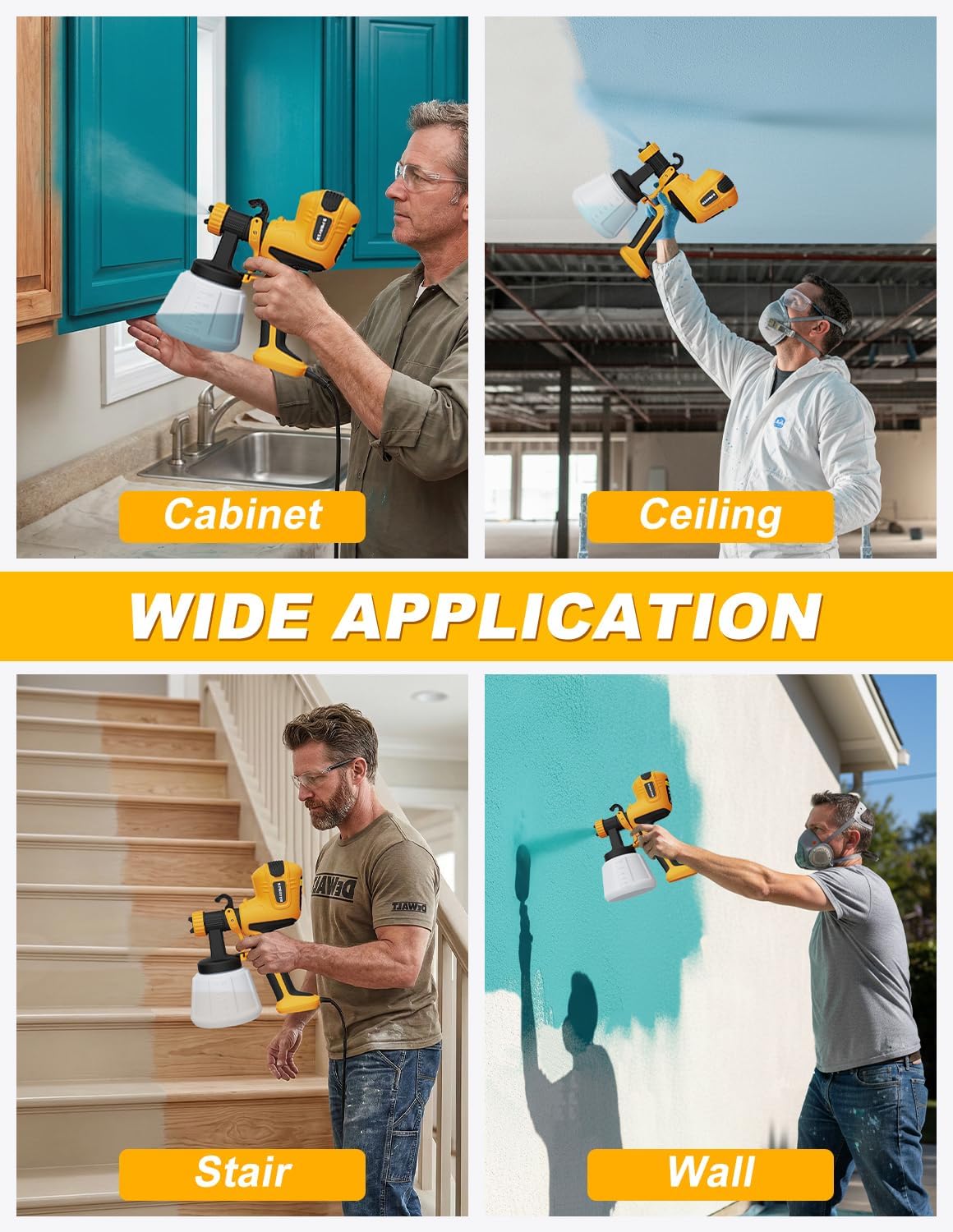 Thumbnail 6 de ELPIDIO Paint Sprayer, 700W