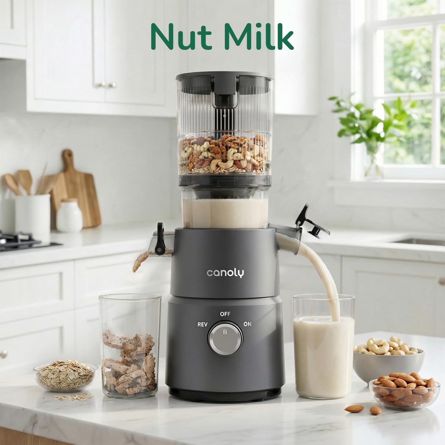 Detalle 2 de Canoly C03 Cold Press Juicer, 4.5-Inch Feed Chute, 200W