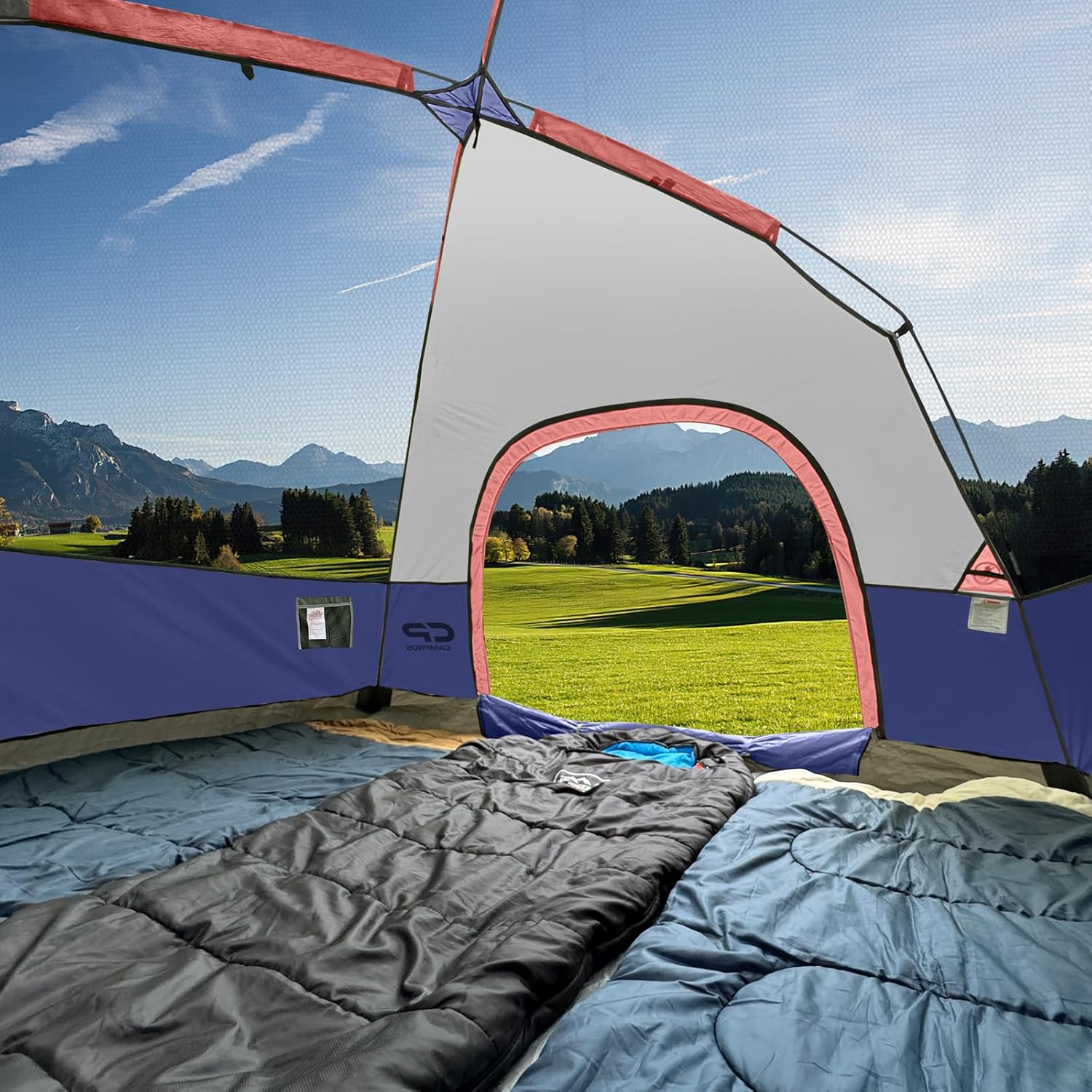 Thumbnail 2 de CAMPROS CP Camping Tent 4 Person: Spacious, Weather-Ready Dome Tent with Easy Setup