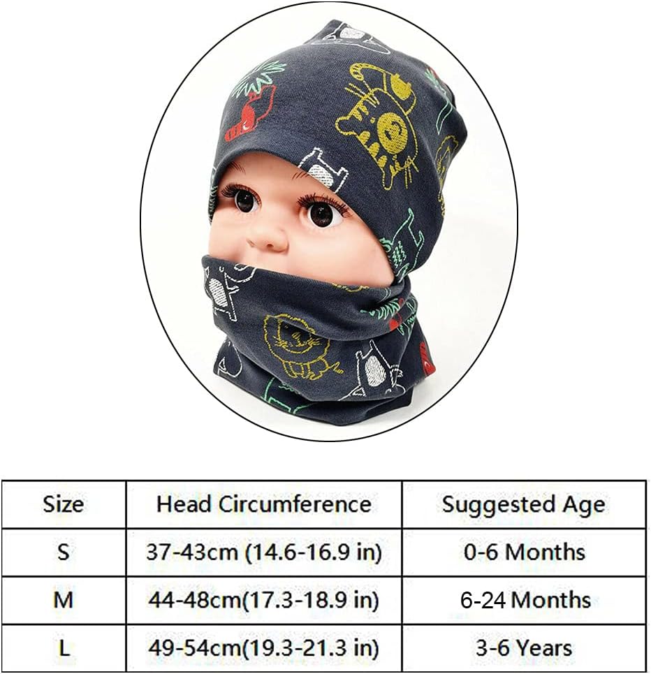Thumbnail 6 de Baby beanie and scarf set 95% cotton