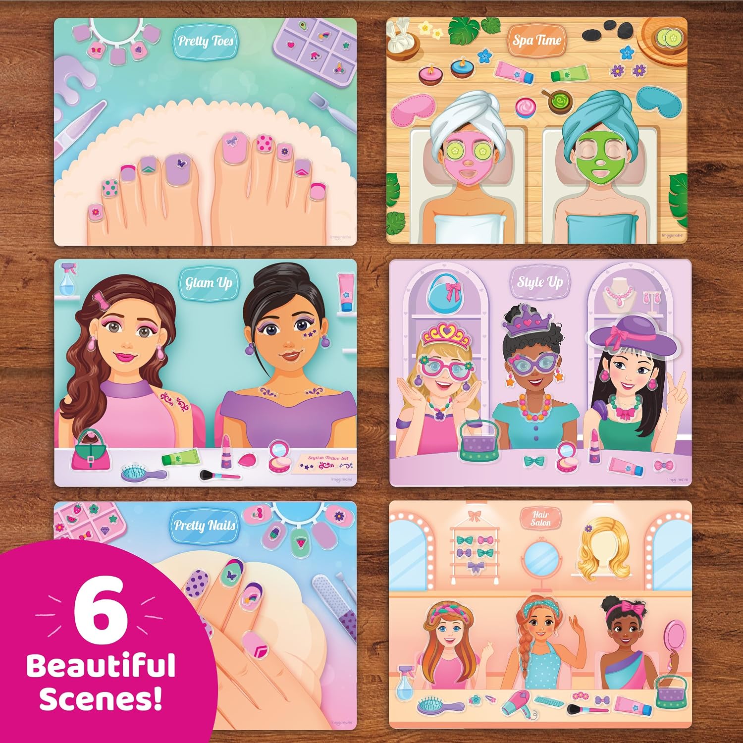 Detalle de Imagimake Sticker Activity Kit with 150+ Reusable Stickers