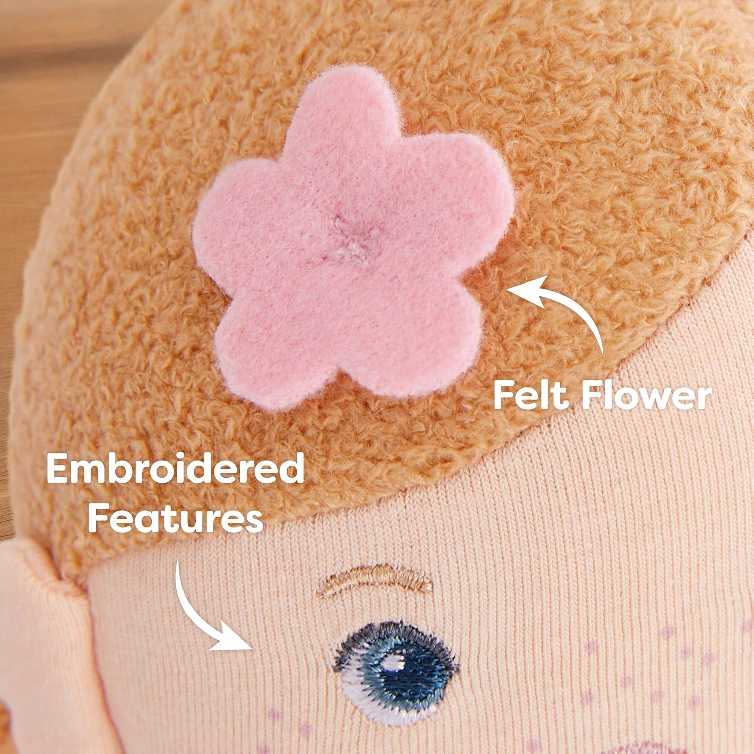 Detalle de HABA Snug Up Lauren 10インチ ソフトドール 洗濯機洗い可能・6か月以上