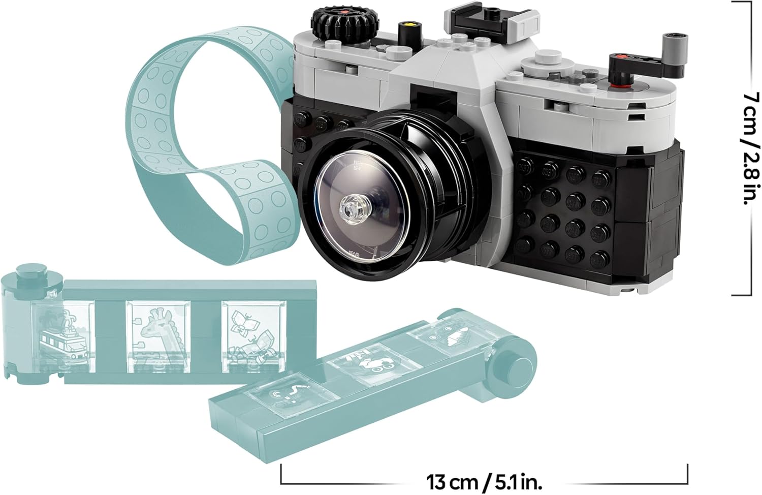 Detalle 2 de LEGO Creator 3in1 Retro Camera Toy: Camera, Video Camera and TV Set (31147)