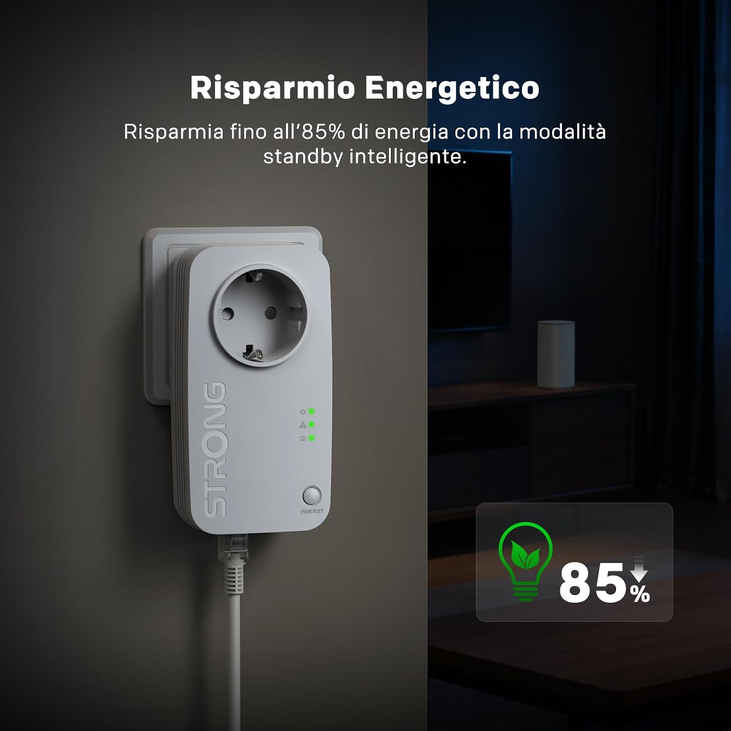 Thumbnail 5 de STRONG AV600Mbps Kit Powerline