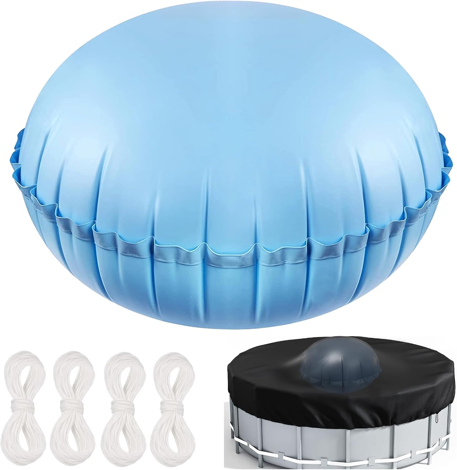 Detalle de HOMSHIAM Above-Ground Pool Pillow, 5 ft
