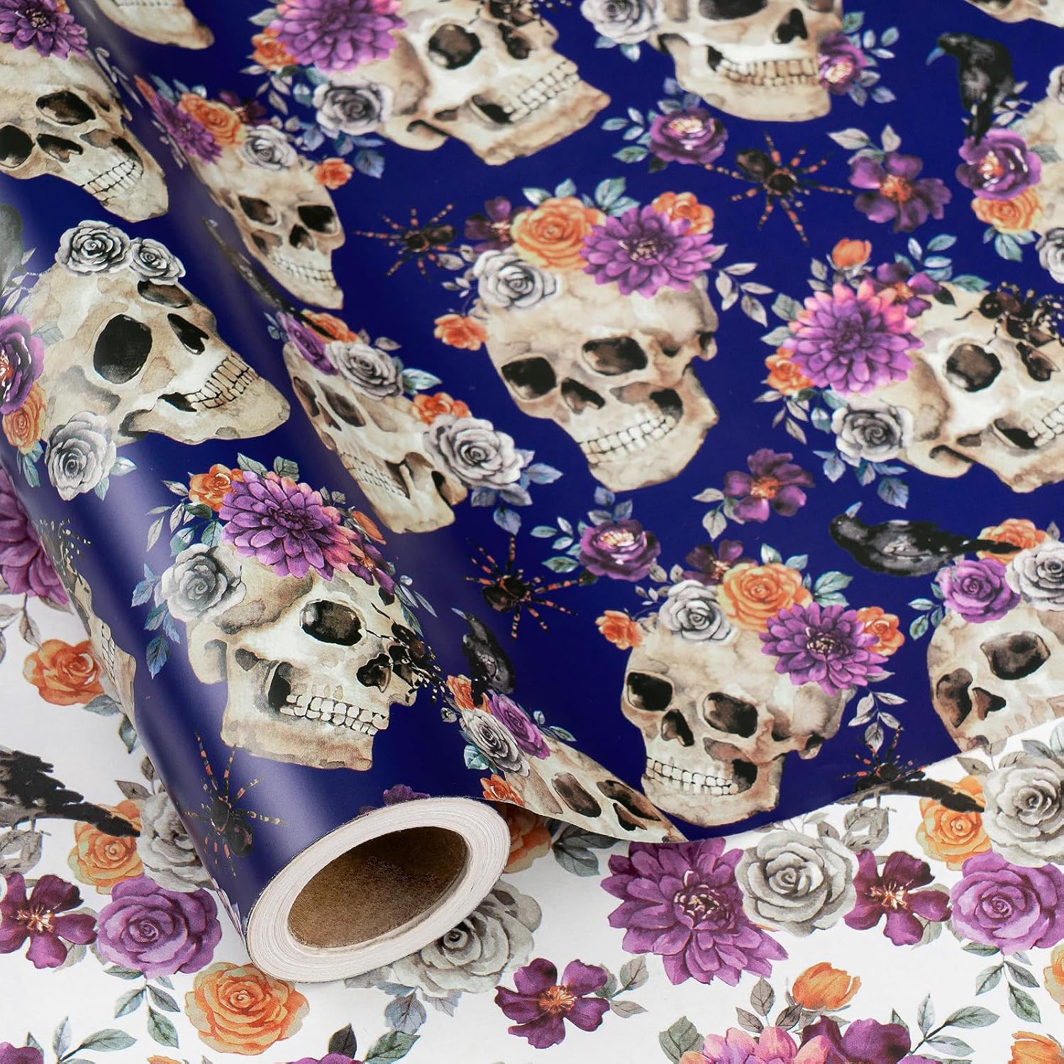 Detalle 2 de RUSPEPA Reversible Wrapping Paper Roll, 17 Inches x 16.4 Feet