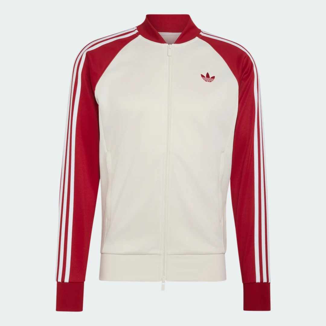 Detalle 2 de Chaqueta deportiva SST de Adidas – color blanco