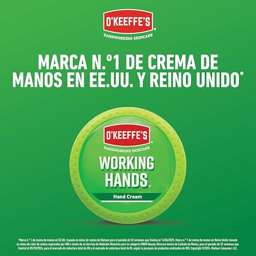 Thumbnail 1 de O'Keeffe's Crema de Manos Working Hands 96 G Tarro 💧