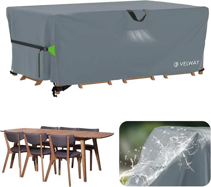 Imagen de Velway Funda Impermeable para Muebles de Jardín 🌳 180x120x74cm en OfertitasTOP