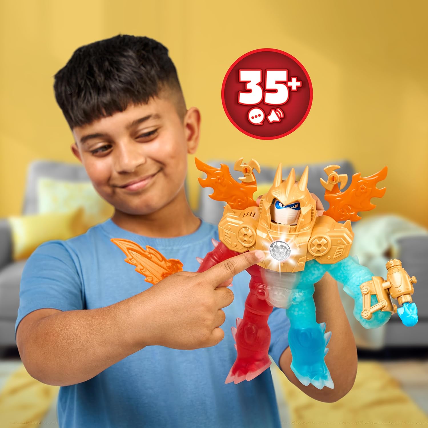 Thumbnail 4 de Heroes of Goo Jit Zu Goo-Tron Supreme figura interactiva