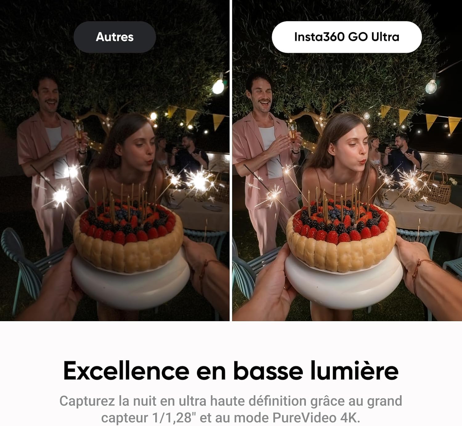 Thumbnail 3 de Insta360 GO Ultra Pack Cyclisme Noir Minuit — Caméra 4K mains libres, légère et portable