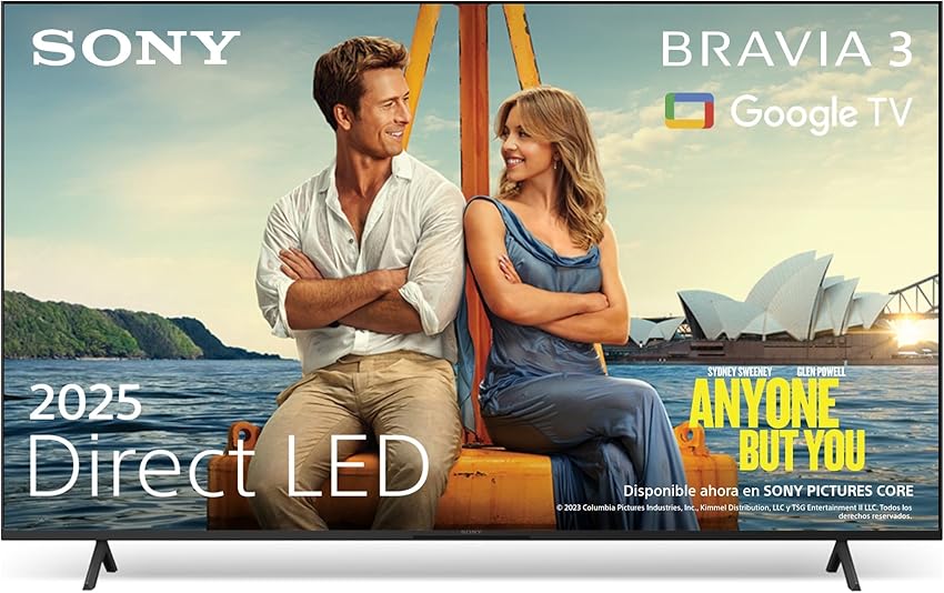 Detalle de Sony BRAVIA 3 55" LED TV con Dolby Vision, Atmos y Google TV