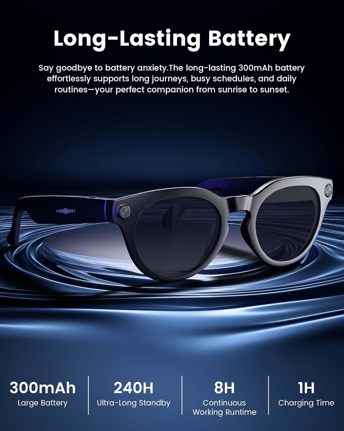 Thumbnail 6 de Orpnkna Smart Glasses 8MP Camera