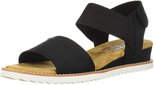 Detalle de Skechers Desert Kiss: sandalia mujer con pulsera en negro, talla 39 EU