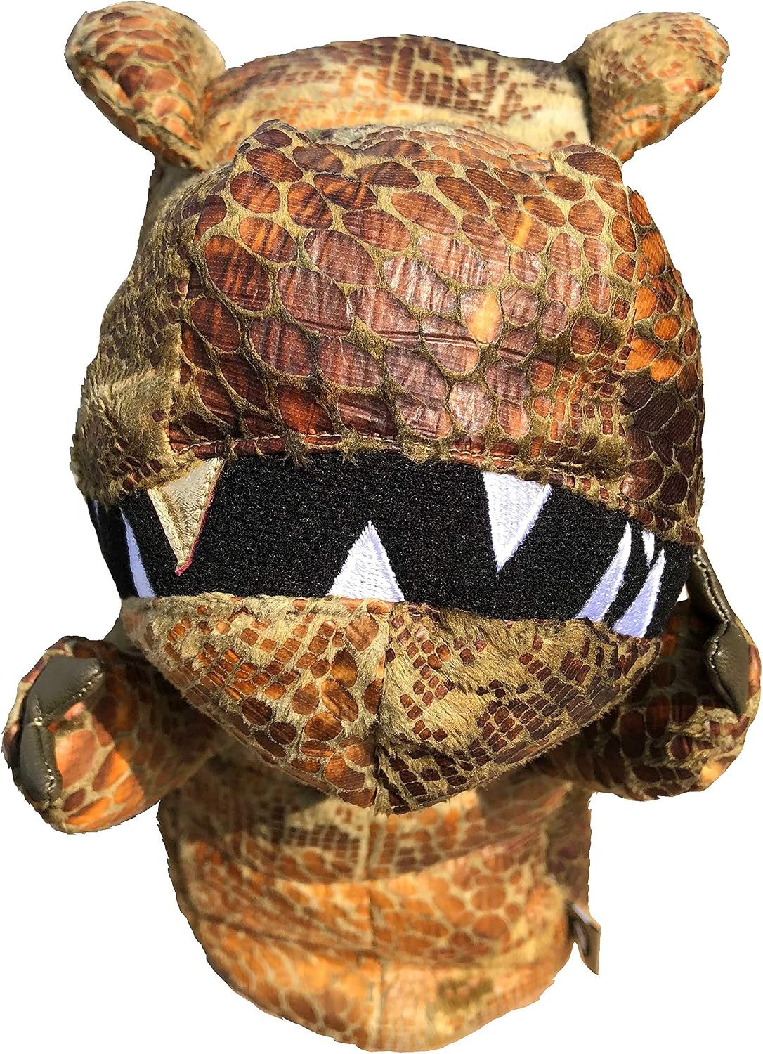 Detalle de dinofactory T-Rex 恐竜ドライバーヘッドカバー ポリエステル製・ウッドブラウン・460cc対応