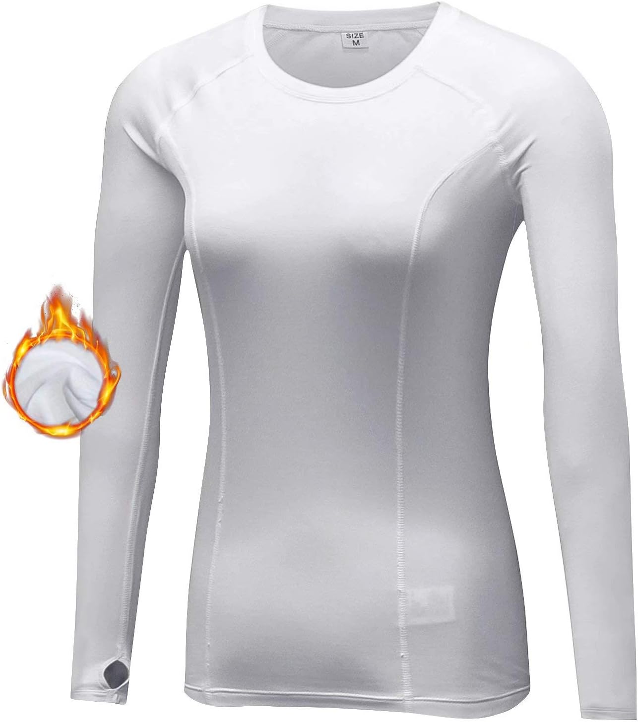 Detalle 2 de Sillictor Women's Thermal Base Layer Top for Sports