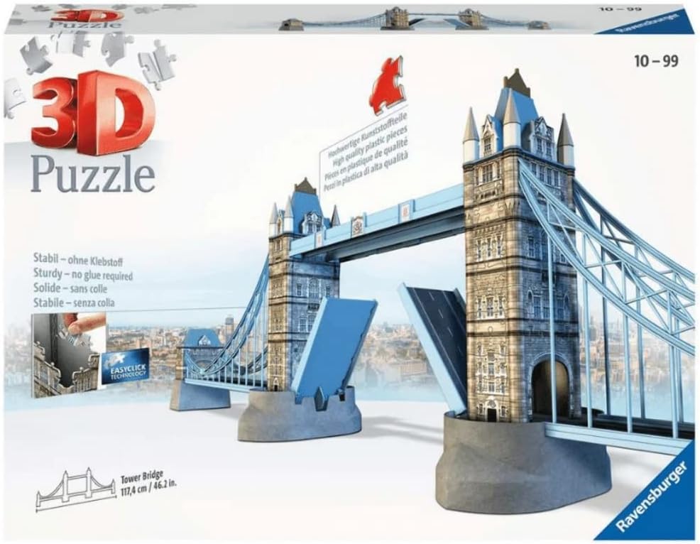 Detalle 2 de Ravensburger Tower Bridge puzzle 3D 216 pièces