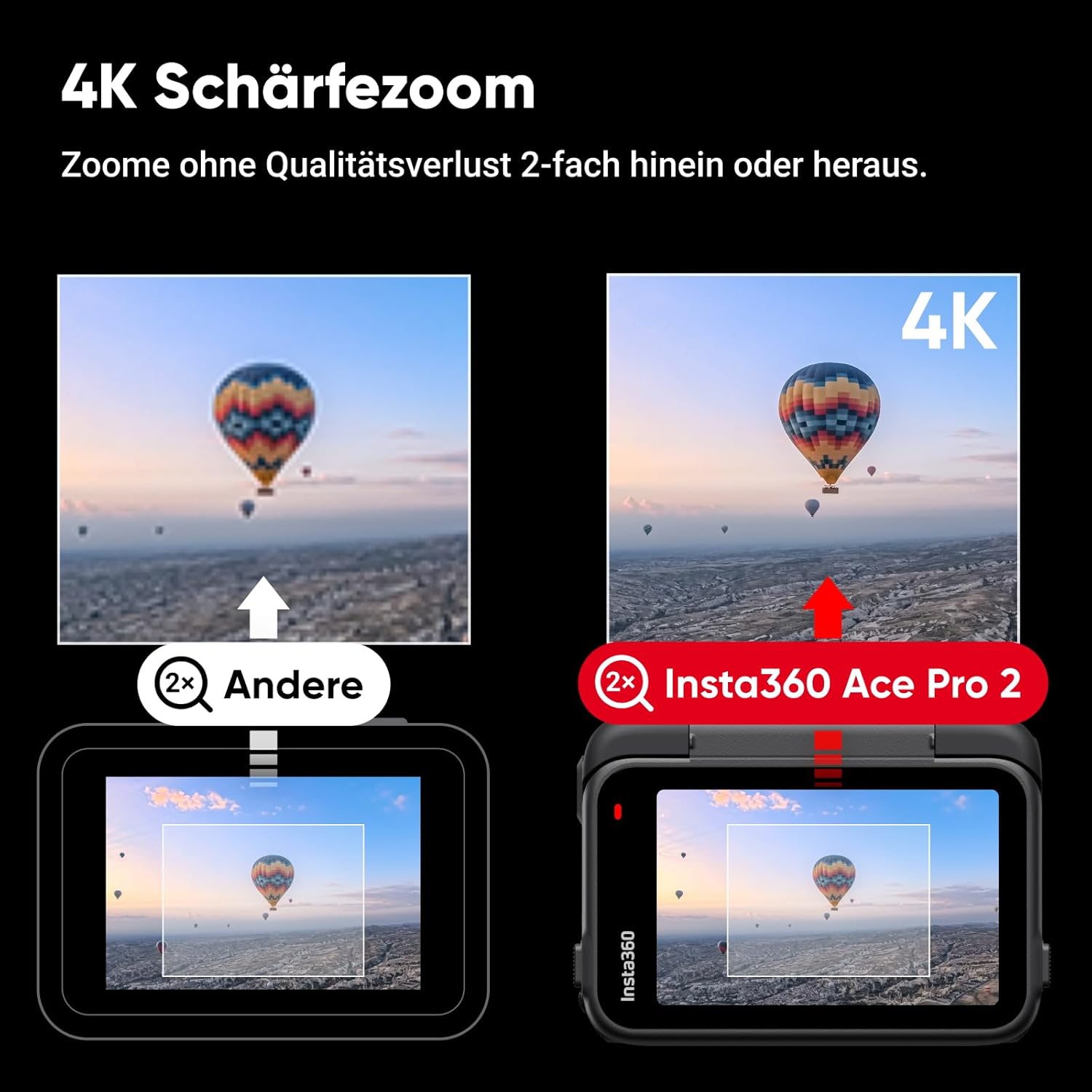 Thumbnail 6 de Insta360 Ace Pro 2 Auf Geht’s-Bundle – 8K Actionkamera mit Leica, 12 m wasserdicht