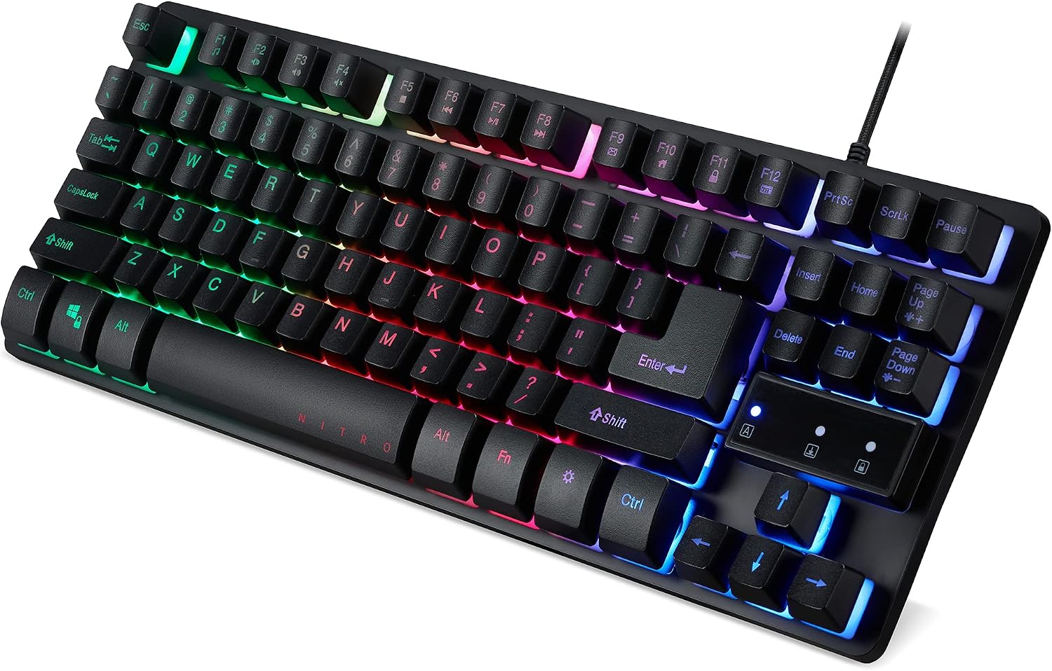 Thumbnail 2 de Acer Nitro NKW120 Teclado gaming RGB 36×13,7×3,9 cm ⌨