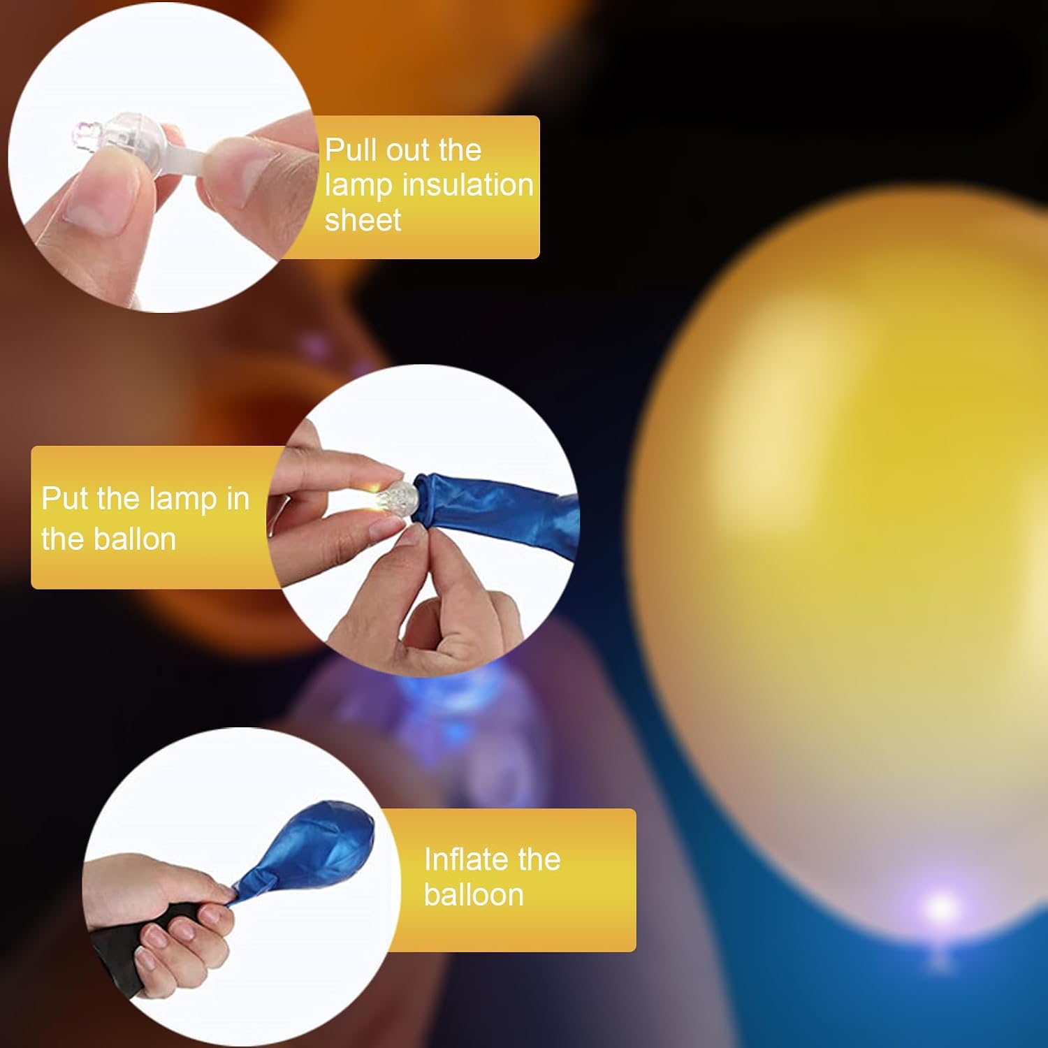 Detalle de Auting facaffa1-aea0-4da6-8178-771ecf11f074 mini-ledlampjes, 30 stuks, warmwit
