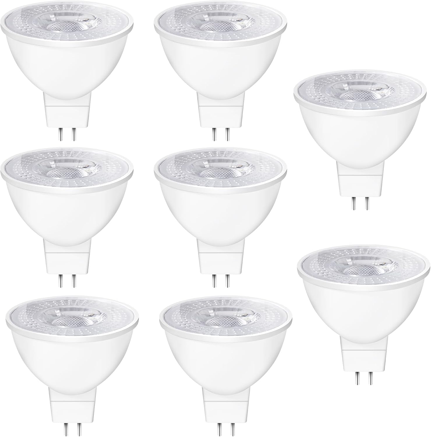Detalle de Lampadina LED GU5.3 MR16 12V 5W 2700K 550 lm, 8 pezzi – Equivalenti a 50W