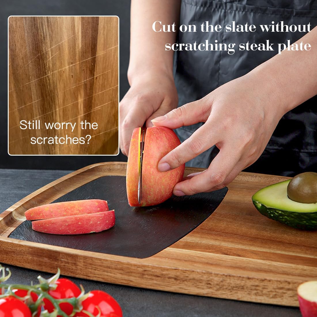 Thumbnail 5 de LiWiBet Servierbrett 33x28 cm aus Akazienholz