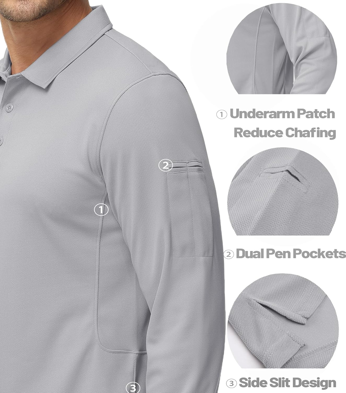 Thumbnail 4 de MAGCOMSEN Polo Shirt Long Sleeve