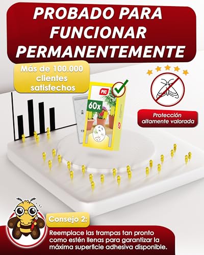 Thumbnail 5 de PIC Trampas Cromáticas Amarillas 60x – Adhesivas para Moscas del Sustrato