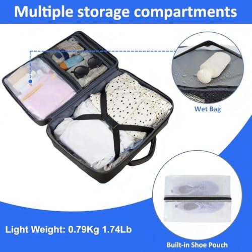 Detalle de Taygeer Easyjet Cabin Bag 45x36x20 Underseat Travel Backpack