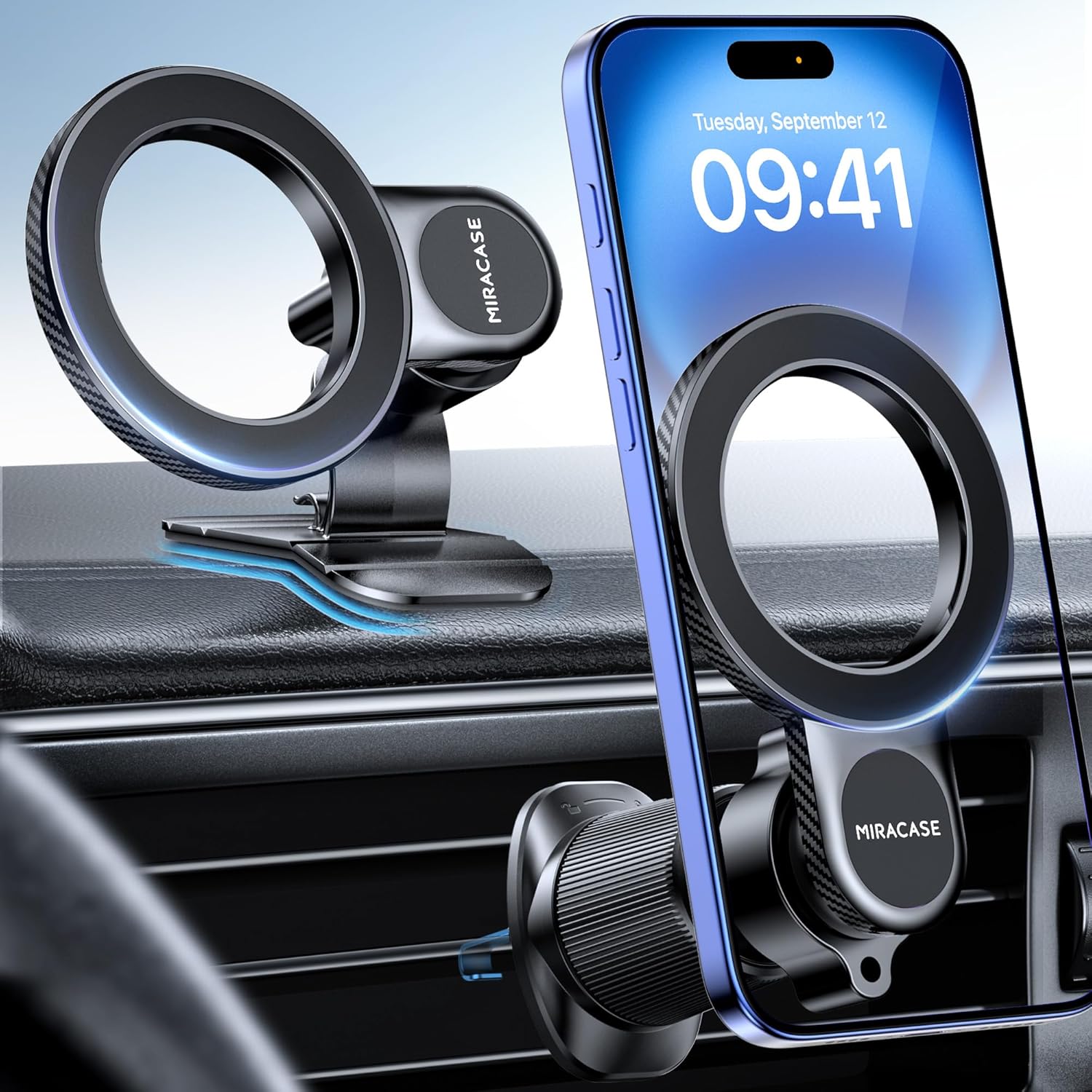 Detalle de Miracase MagSafe Car Mount 20-strong magnets