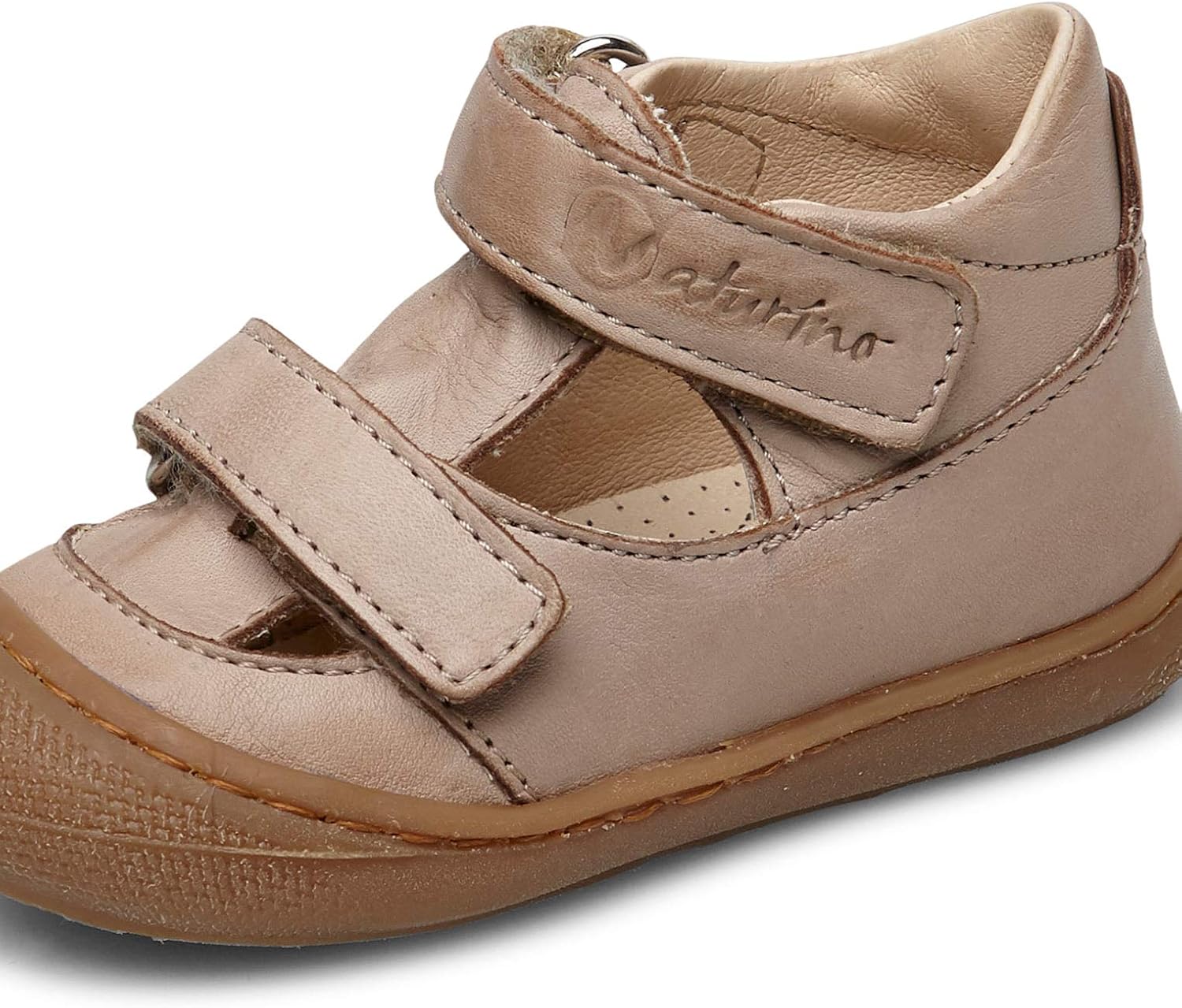 Detalle de Naturino Puffy: sandali per bambini e ragazzi in pelle con chiusura a strappo