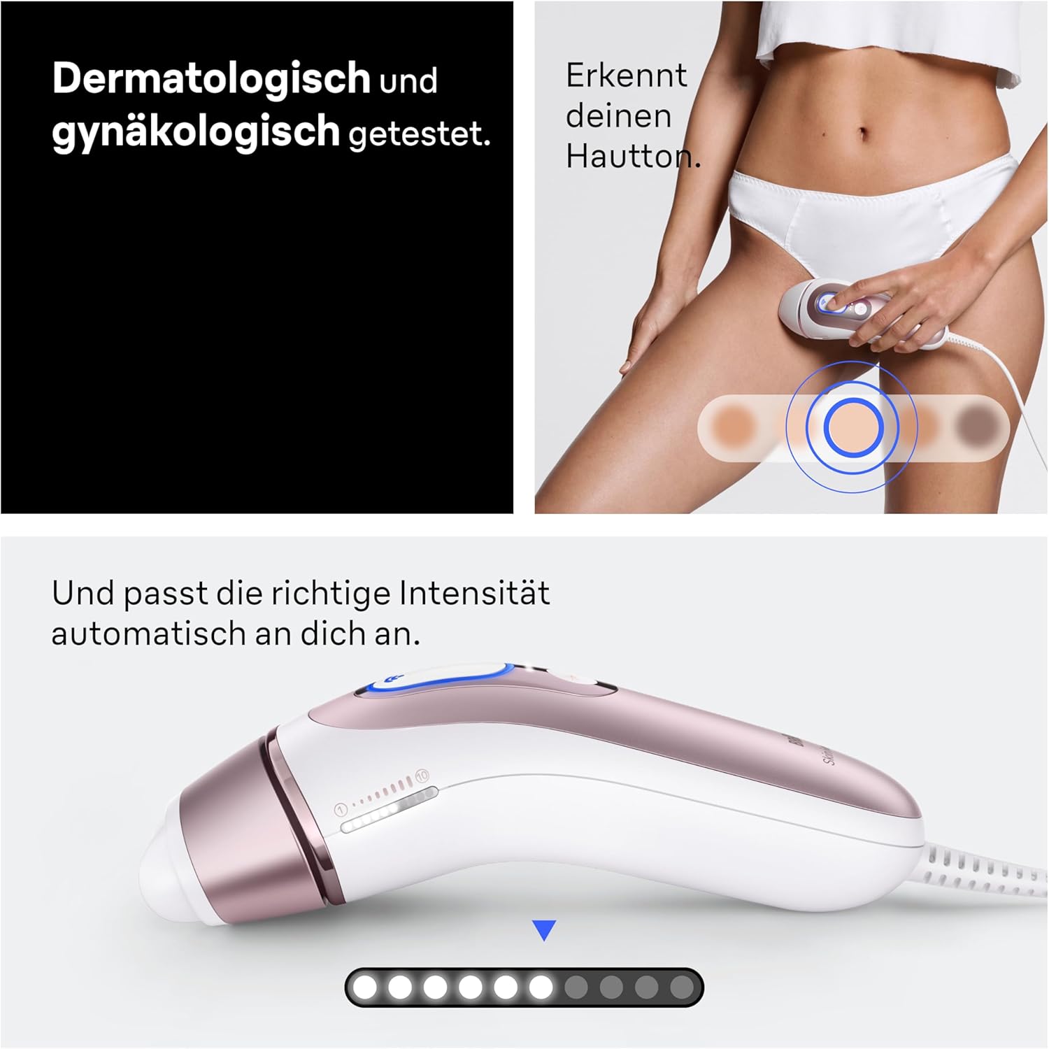 Thumbnail 6 de Braun Smart IPL Geräte Haarentfernung Skin i·expert 7 – Professionelle Dauerhafte Laser Haarentfernung für Zuhause