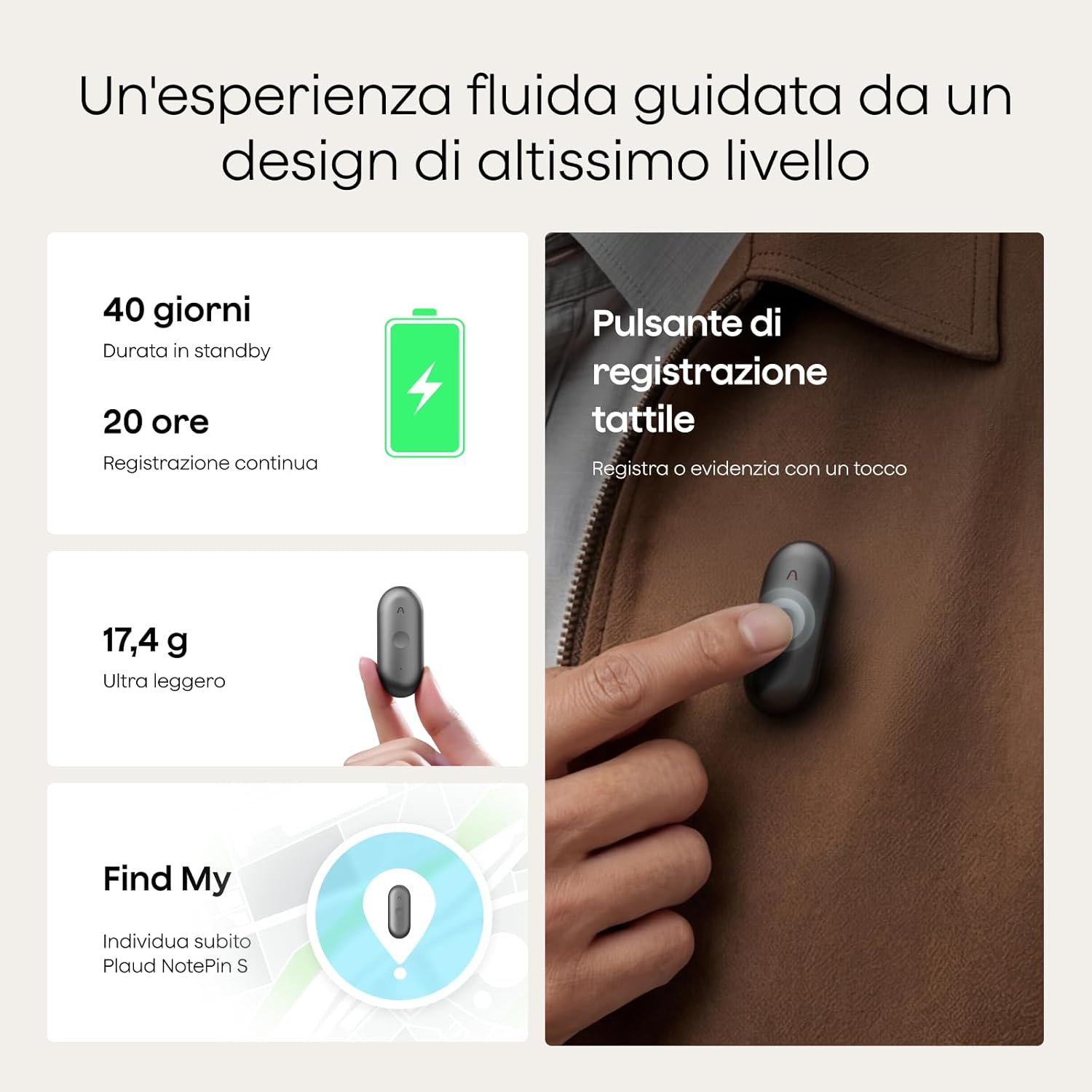 Thumbnail 5 de Plaud NotePin S Registratore Vocale AI: guida all'acquisto e valutazione d'uso