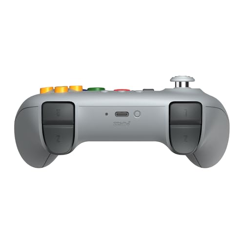 Detalle de 8BitDo 64 Bluetooth Controller: mando Bluetooth para Analogue 3D, Switch y más (Grey)