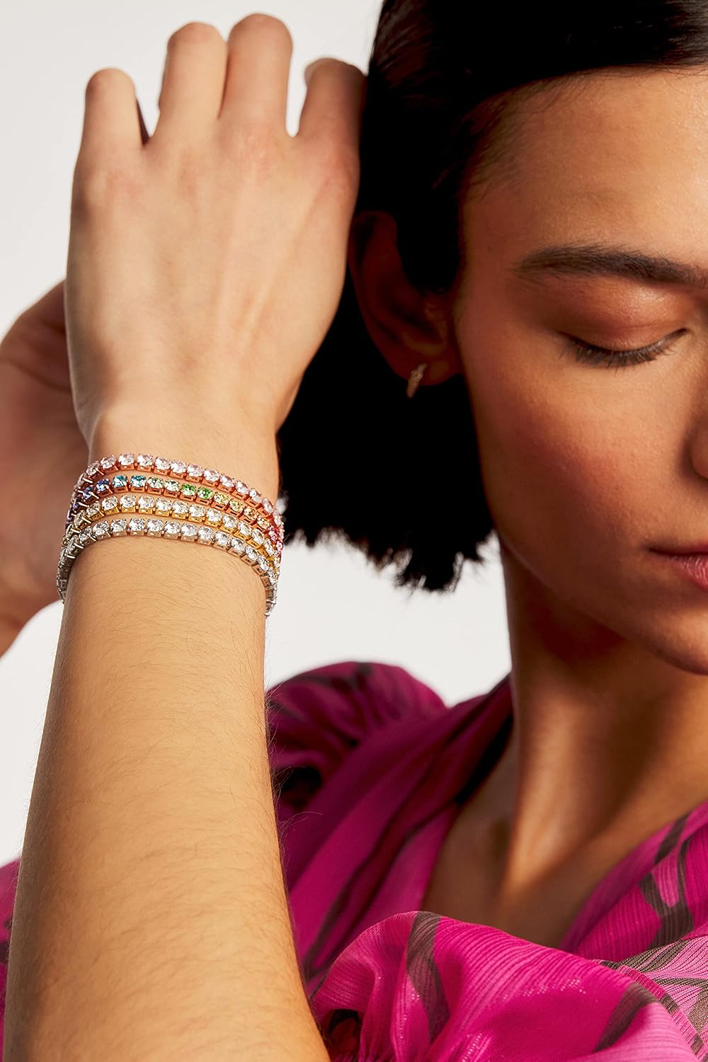 Detalle 2 de Ted Baker Melrah Crystal Adjustable Tennis Bracelet