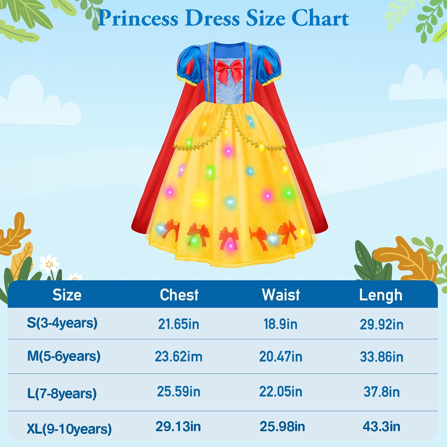 Thumbnail 5 de MELAND Princess Light Up Dress age 3-10