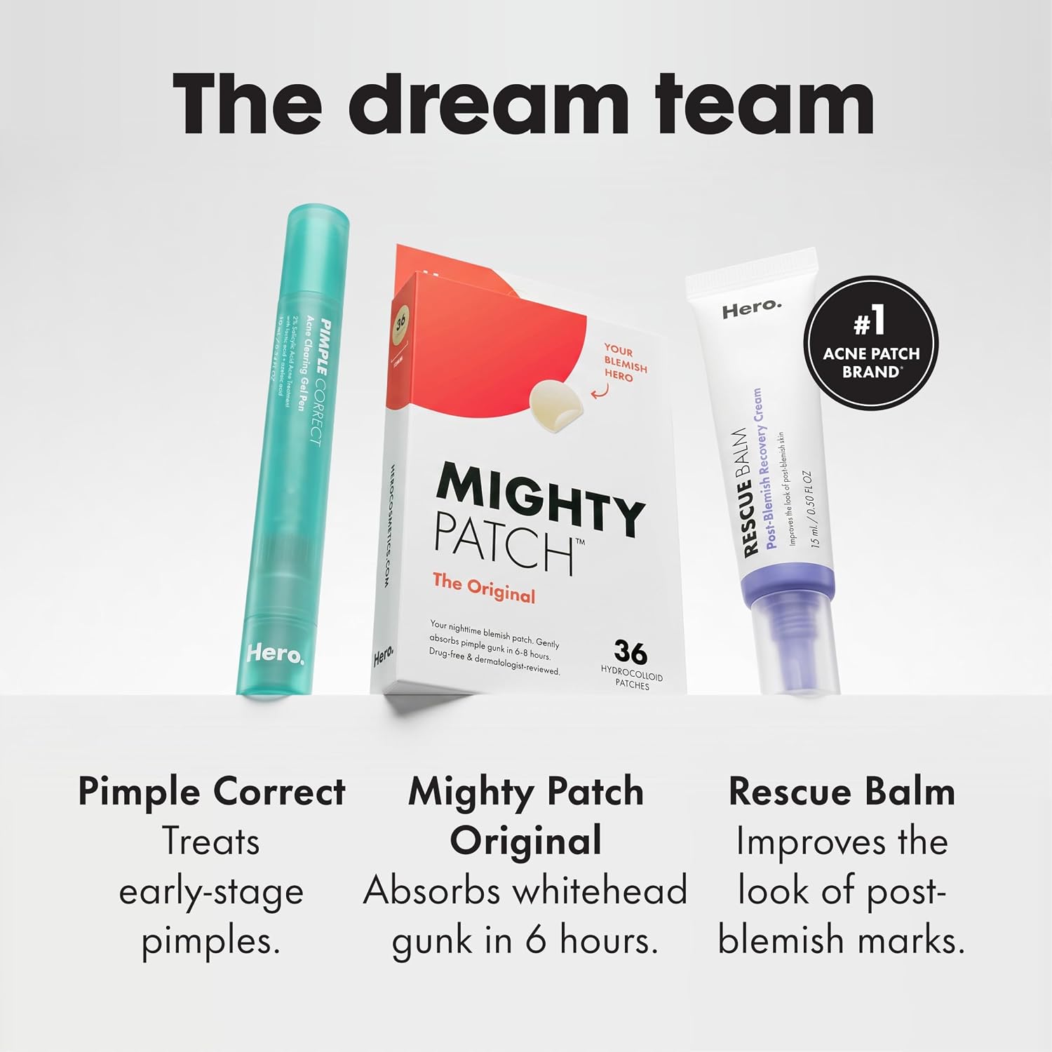 Thumbnail 6 de Mighty Patch Original Hydrocolloid Acne Patches by Hero Cosmetics (72 Pack)