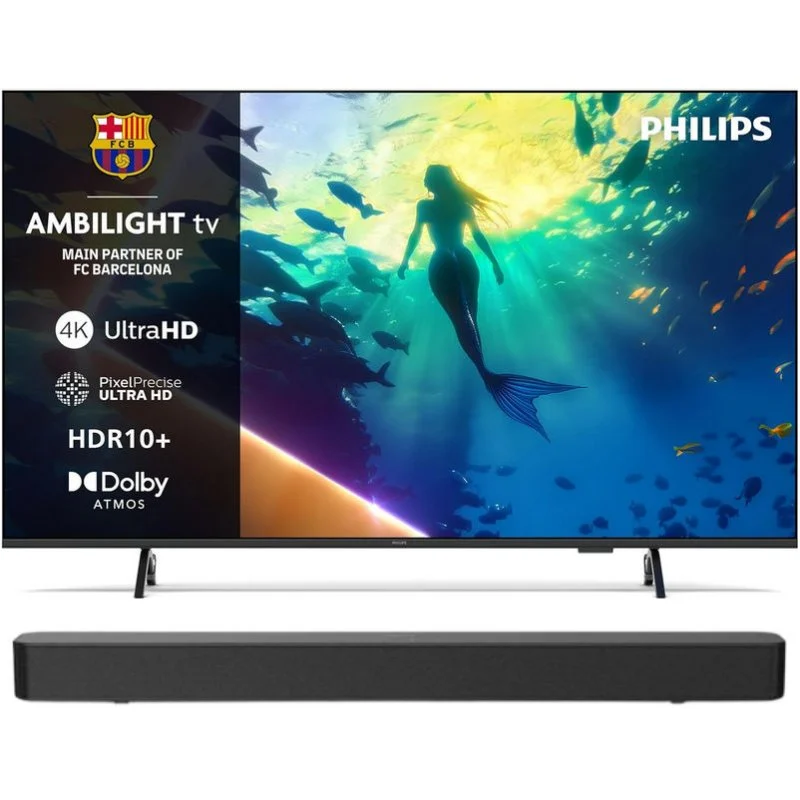 Detalle de Philips 50PUS8010 50" 4K UHD con Ambilight