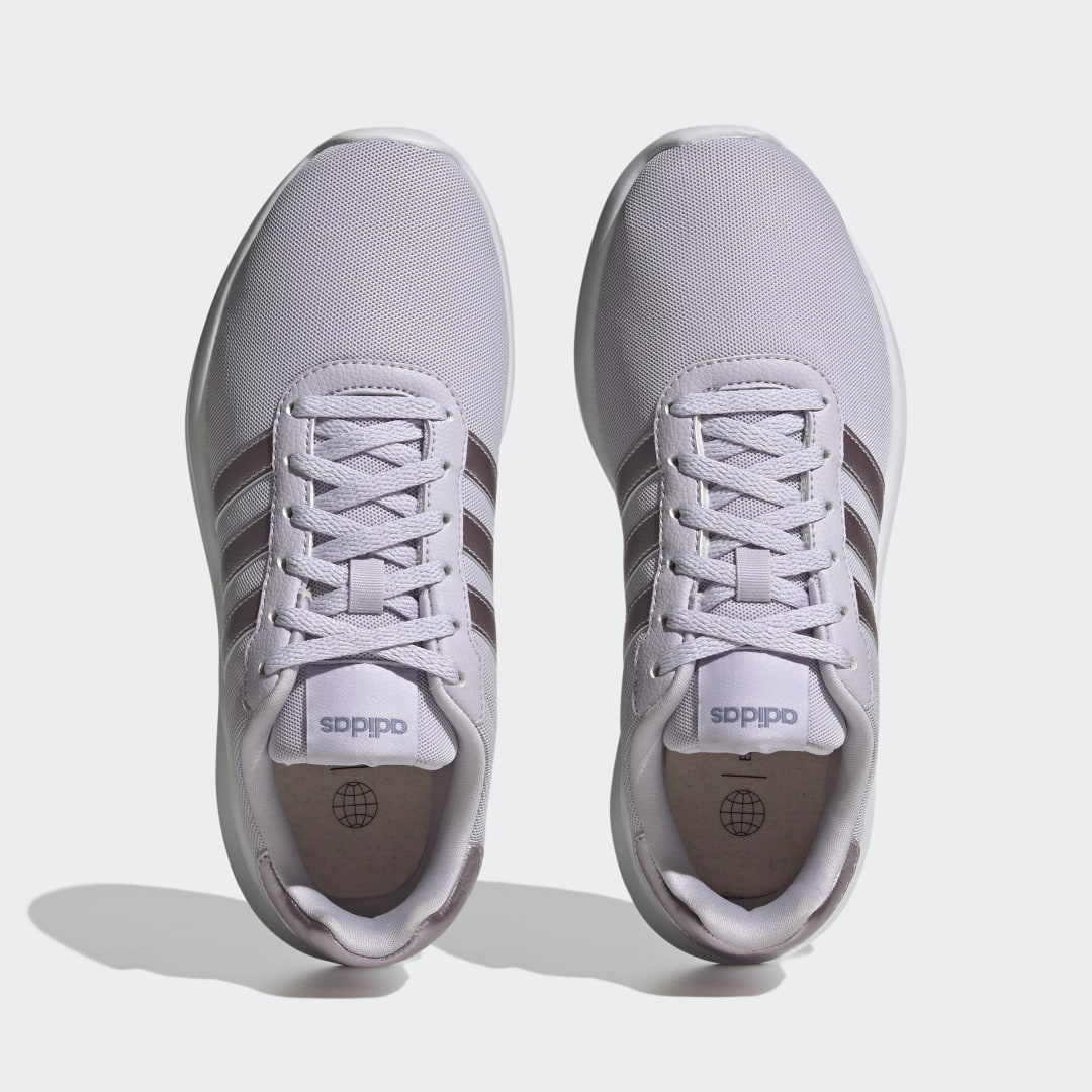 Detalle 2 de Adidas Lite Racer 3.0: Zapatilla versátil en violeta para uso diario