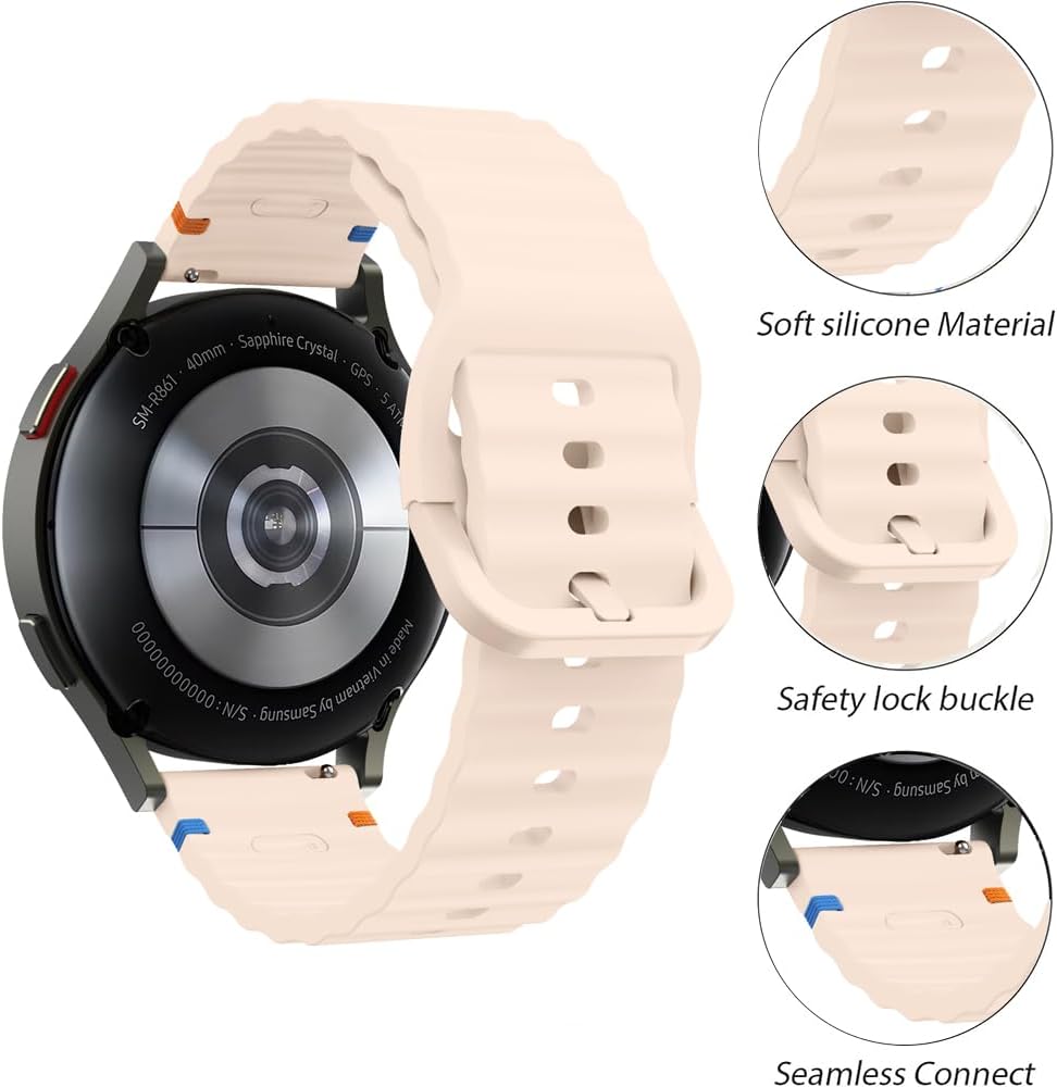 Thumbnail 2 de BYISYUE 22mm Silicone Watch Strap (sport replacement band) for Xiaomi Watch S4 47mm, S3/S2/S1 & Realme Watch models