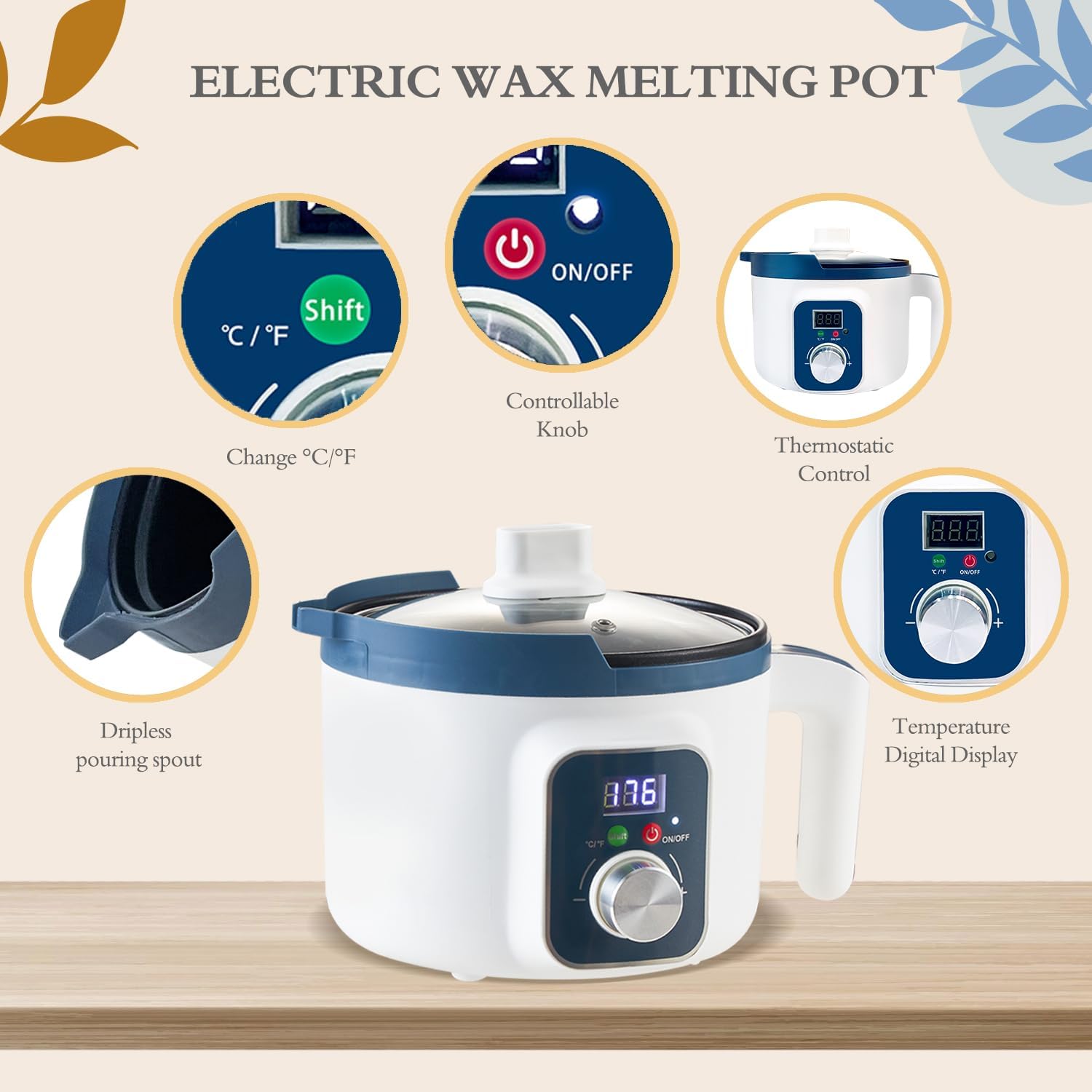 Thumbnail 5 de DIY Candle Making Kit for Adults with Smart Wax Melting Pot