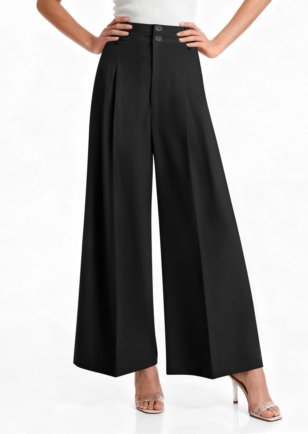 Thumbnail 1 de PRETTYGARDEN Palazzo Pants High Waist