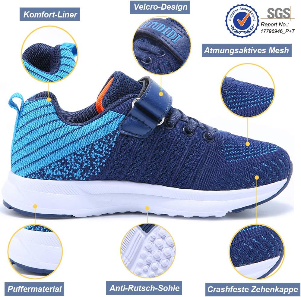 Thumbnail 5 de Mitudidi Kinder-Sneaker für Sport & Alltag: leichte, atmungsaktive Turnschuhe (Unisex)
