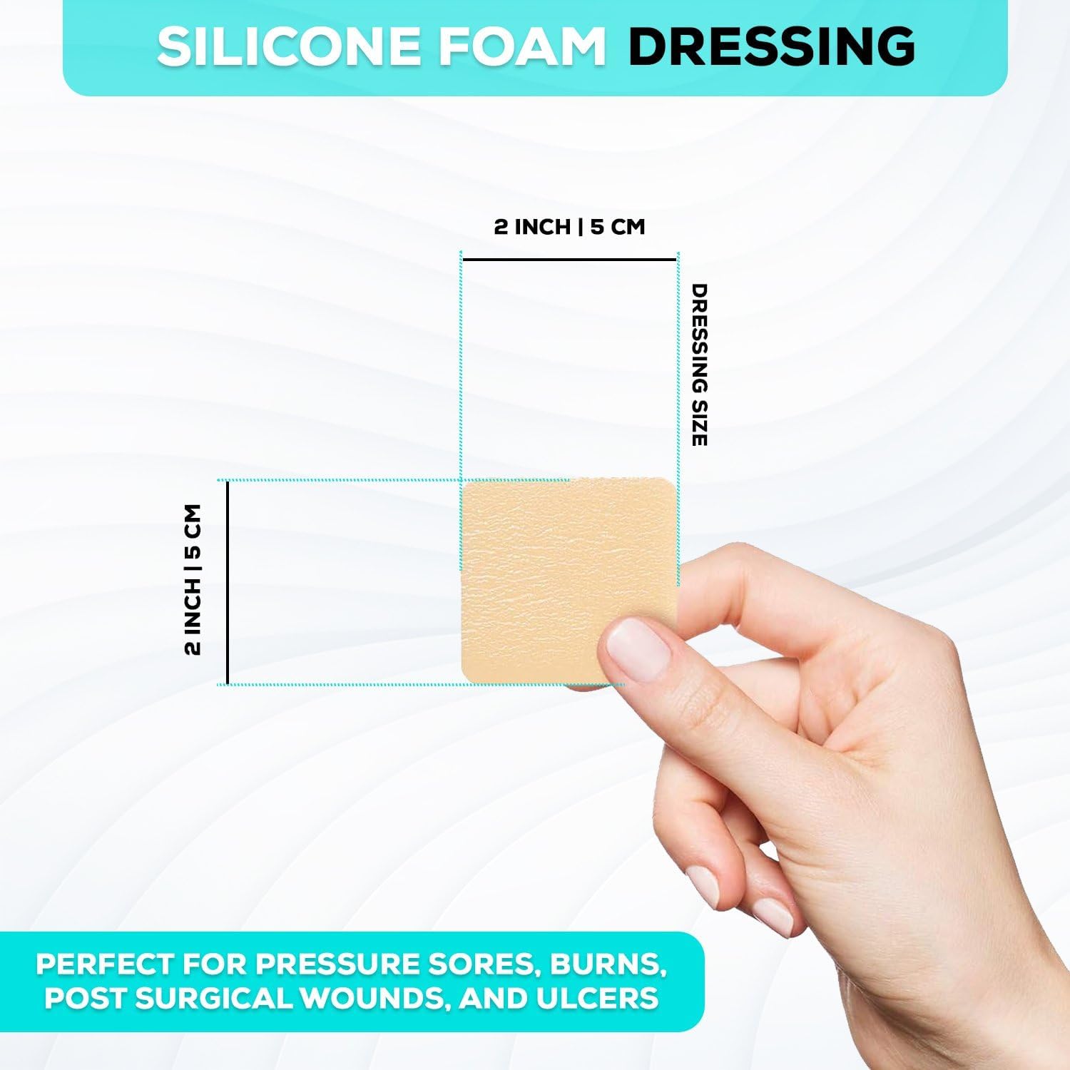 Detalle de MedVance Silicone Foam Dressing 2" x 2
