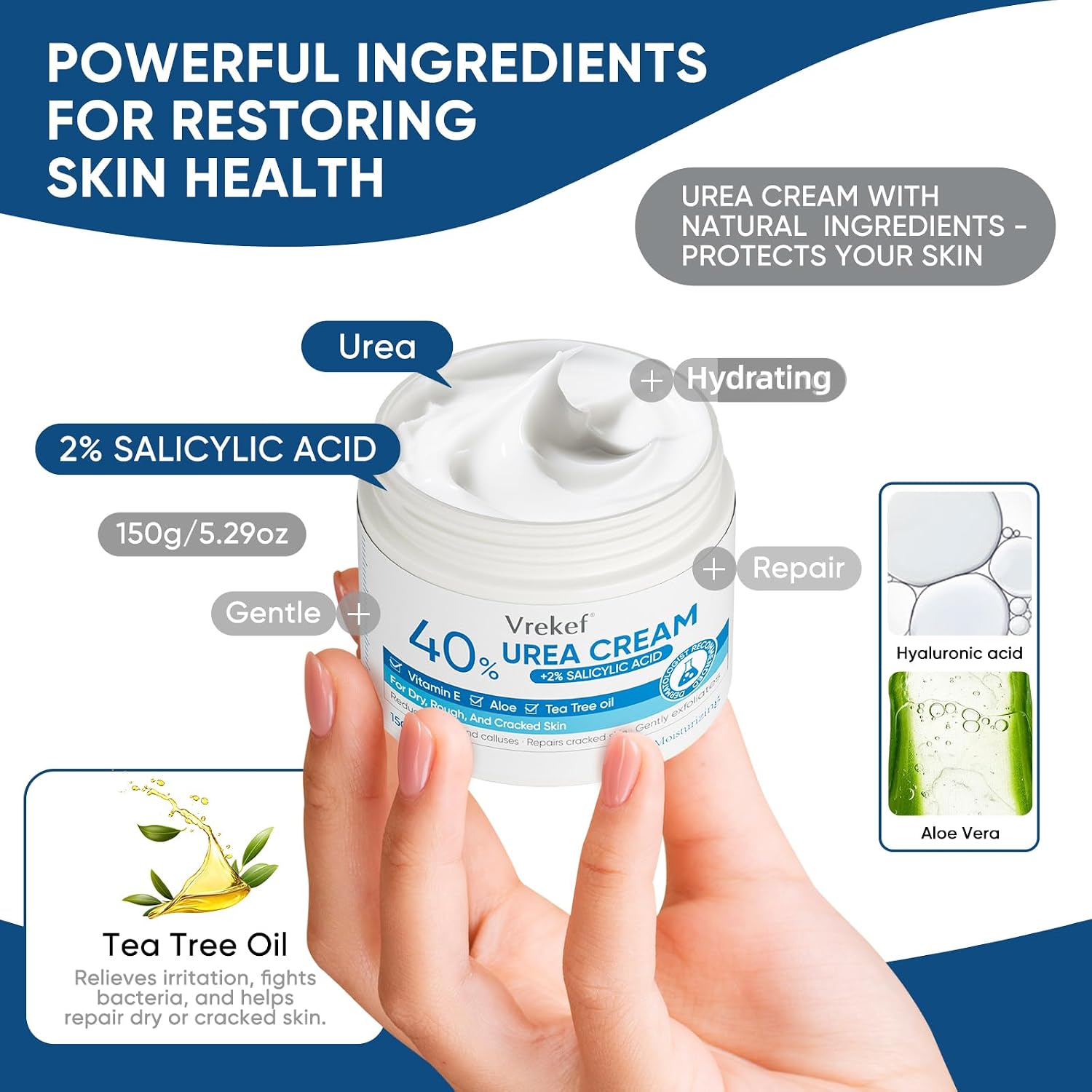 Thumbnail 5 de VREKEF Urea Cream 40% for Feet