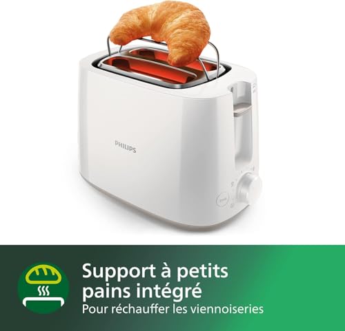Thumbnail 6 de Philips Daily HD2581/00, grille-pain 2 fentes larges, 8 réglages, 830 W