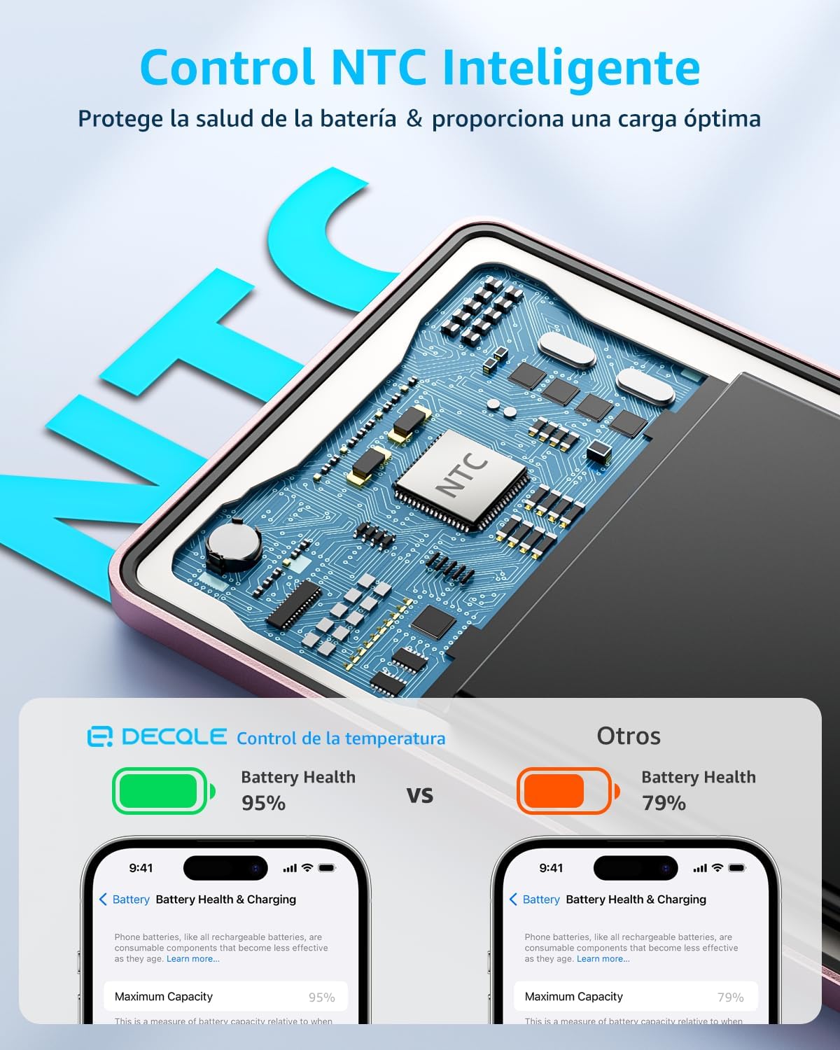 Thumbnail 4 de decqle Air Power Bank MagSafe Rosa 5000mAh