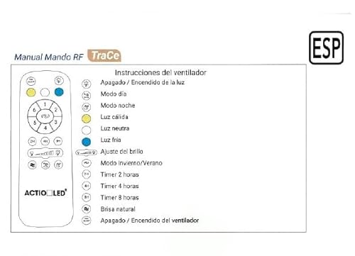Thumbnail 7 de TODOLAMPARA.com TRACE Ventilador Techo LED 91 CM 📺
