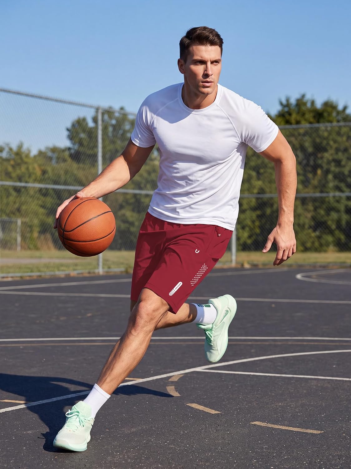 Detalle 2 de NORTHYARD Men's Running Shorts Polyester-Elastane